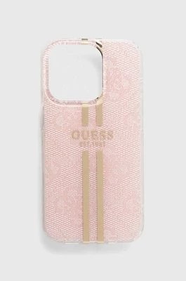 Zdjęcie produktu Guess etui na telefon Phone 15 Pro 6.1" kolor różowy