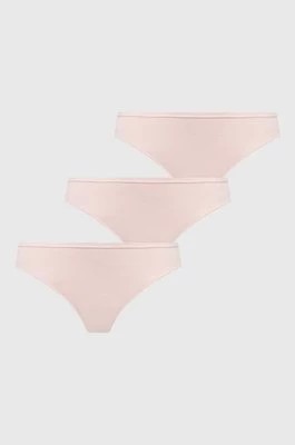 Zdjęcie produktu Guess figi 3-pack kolor różowy