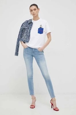 Zdjęcie produktu Guess jeansy CURVE damskie kolor niebieski W2YAJ2 D4Q01