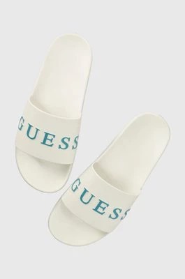 Zdjęcie produktu Guess klapki SLIDES męskie kolor biały F3GZ05 BB00F