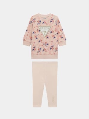 Zdjęcie produktu Guess Komplet bluza i legginsy A4RG14 KA6R3 Różowy Regular Fit