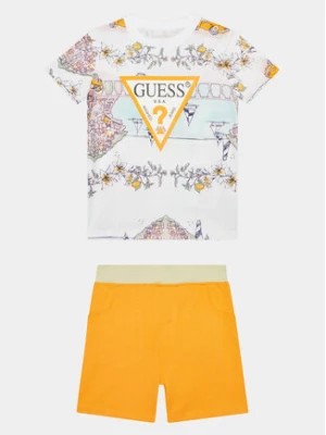 Zdjęcie produktu Guess Komplet t-shirt i szorty sportowe I4GG00 K8HM3 Kolorowy Regular Fit