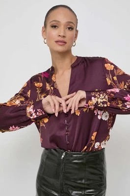 Zdjęcie produktu Guess koszula RITA damska kolor brązowy regular W3BH75 WEX62