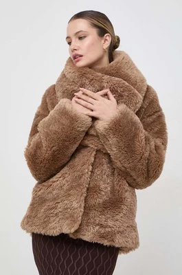 Zdjęcie produktu Guess kurtka damska kolor brązowy przejściowa