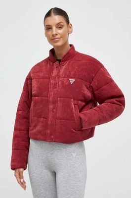 Zdjęcie produktu Guess kurtka damska kolor czerwony zimowa oversize