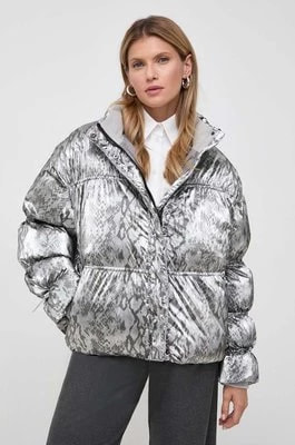 Zdjęcie produktu Guess kurtka damska kolor srebrny zimowa oversize