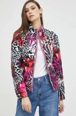 Zdjęcie produktu Guess kurtka dwustronna damska kolor fioletowy przejściowa