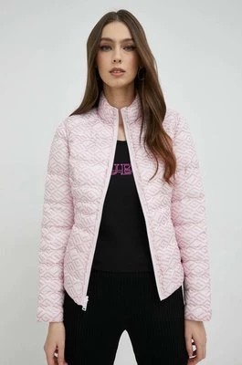 Zdjęcie produktu Guess kurtka dwustronna damska kolor różowy przejściowa