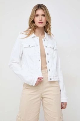 Zdjęcie produktu Guess kurtka jeansowa damska kolor biały przejściowa W2GN0E D3AF5