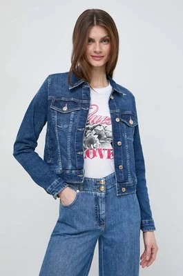 Zdjęcie produktu Guess kurtka jeansowa DELYA damska kolor niebieski przejściowa W4RN01 D5921