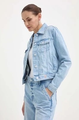 Zdjęcie produktu Guess kurtka jeansowa DORIA damska kolor niebieski przejściowa W4GN25 D5B66