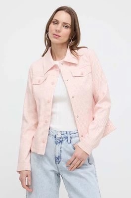 Zdjęcie produktu Guess kurtka koszulowa kolor różowy przejściowa W4GL15 WG492