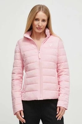 Zdjęcie produktu Guess kurtka SOLID damska kolor różowy przejściowa V4RL03 WF3X0