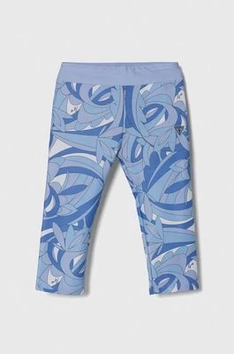 Zdjęcie produktu Guess legginsy dziecięce kolor niebieski wzorzyste
