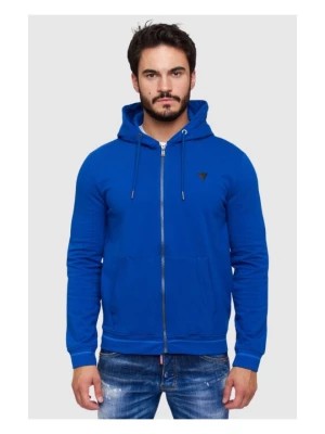 Zdjęcie produktu GUESS Niebieska bluza męska z kapturem