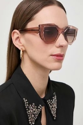 Zdjęcie produktu Guess okulary przeciwsłoneczne damskie kolor beżowy GU7897 5047F