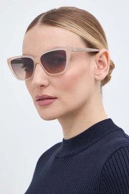 Zdjęcie produktu Guess okulary przeciwsłoneczne damskie kolor beżowy GU7919_5857F