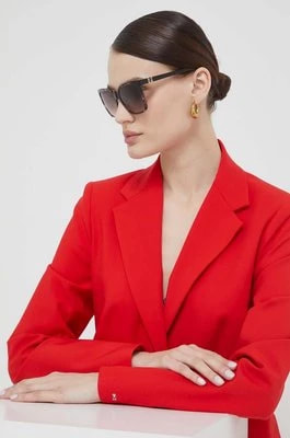 Zdjęcie produktu Guess okulary przeciwsłoneczne damskie kolor brązowy
