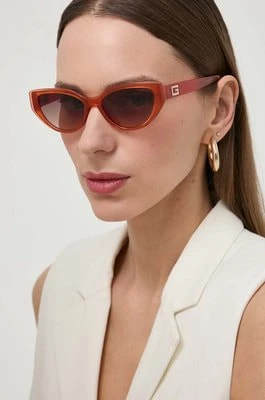 Zdjęcie produktu Guess okulary przeciwsłoneczne damskie kolor pomarańczowy GU7910 5244F