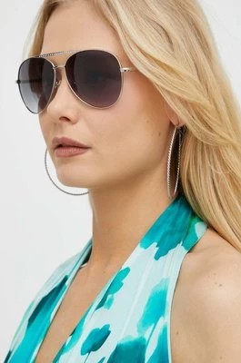 Zdjęcie produktu Guess okulary przeciwsłoneczne damskie kolor srebrny