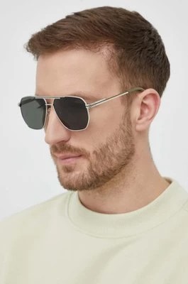 Zdjęcie produktu Guess okulary przeciwsłoneczne męskie kolor zielony
