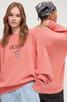Zdjęcie produktu Guess Originals bluza kolor pomarańczowy z aplikacją