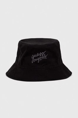 Zdjęcie produktu Guess Originals kapelusz bawełniany kolor czarny bawełniany