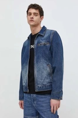 Zdjęcie produktu Guess Originals kurtka jeansowa męska kolor granatowy przejściowa
