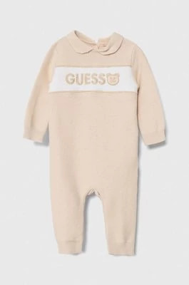 Zdjęcie produktu Guess pajacyk niemowlęcy bawełniany