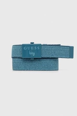 Zdjęcie produktu Guess pasek dziecięcy kolor niebieski