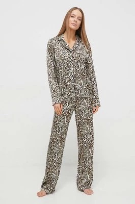 Zdjęcie produktu Guess piżama ALESSANDRA damska kolor brązowy O4RX02 WFTE2