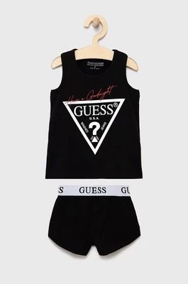 Zdjęcie produktu Guess piżama dziecięca kolor czarny