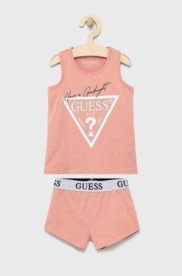 Zdjęcie produktu Guess piżama dziecięca kolor różowy