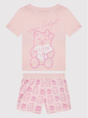 Zdjęcie produktu Guess Piżama H1BT07 K8HM0 Różowy Regular Fit