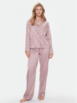Zdjęcie produktu Guess Piżama O4RX04 WFTL0 Różowy Regular Fit