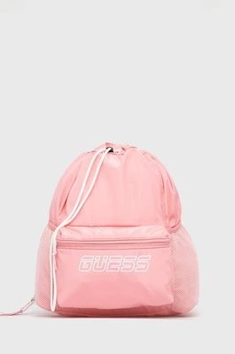 Zdjęcie produktu Guess plecak damski kolor różowy duży z nadrukiem
