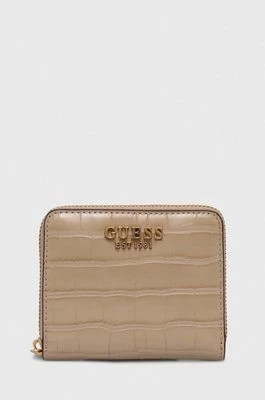 Zdjęcie produktu Guess portfel LAUREL damski kolor brązowy SWCX85 00370