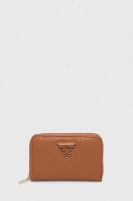 Zdjęcie produktu Guess portfel MERIDIAN damski kolor brązowy SWBG87 78400