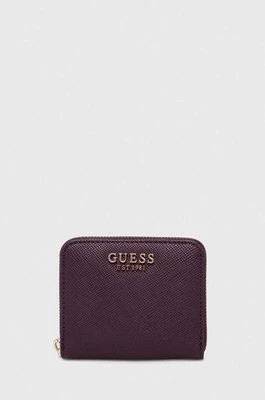 Zdjęcie produktu Guess portfel LAUREL damski kolor fioletowy SWZG85 00370