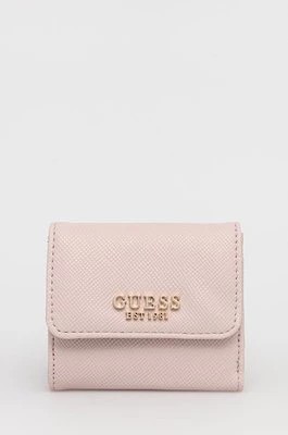 Zdjęcie produktu Guess portfel LAUREL damski kolor różowy SWZG85 00440