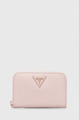 Zdjęcie produktu Guess portfel LAUREL damski kolor różowy SWZG85 00400