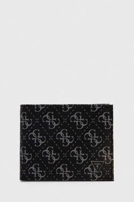 Zdjęcie produktu Guess portfel skórzany VEZZOLA męski kolor czarny SMVELE LEA24