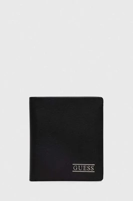 Zdjęcie produktu Guess portfel skórzany NEW BOSTON męski kolor czarny SMNEBR LEA22