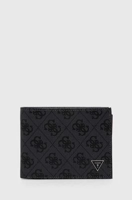 Zdjęcie produktu Guess portfel skórzany VEZZOLA męski kolor czarny SMVELE LEA24