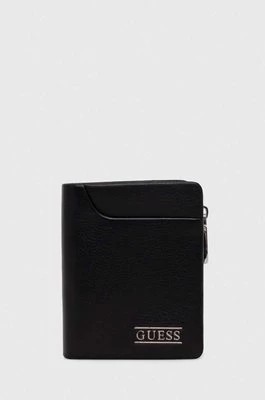 Zdjęcie produktu Guess portfel skórzany NEW BOSTON męski kolor czarny SMNEBR LEA46