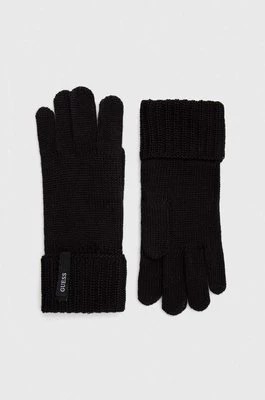 Zdjęcie produktu Guess rękawiczki męskie kolor czarny