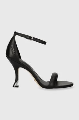 Zdjęcie produktu Guess sandały skórzane KABECKA kolor czarny FLPKAB LEA03