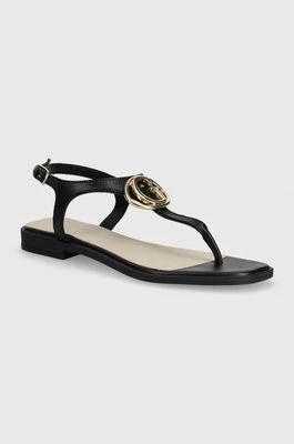 Zdjęcie produktu Guess sandały skórzane MIRY damskie kolor czarny FLJMIR LEA03