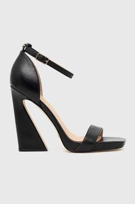 Zdjęcie produktu Guess sandały skórzane morra kolor czarny
