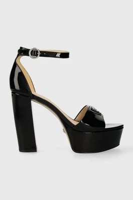 Zdjęcie produktu Guess sandały skórzane SETON kolor czarny FLPSET PAT03